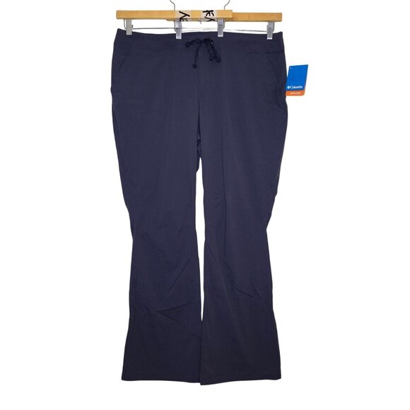 Columbia Women's Boot Cut Pants 18W Active Fit Navy Blue Stretch Comfort Lightwe - Picture 1 of 9